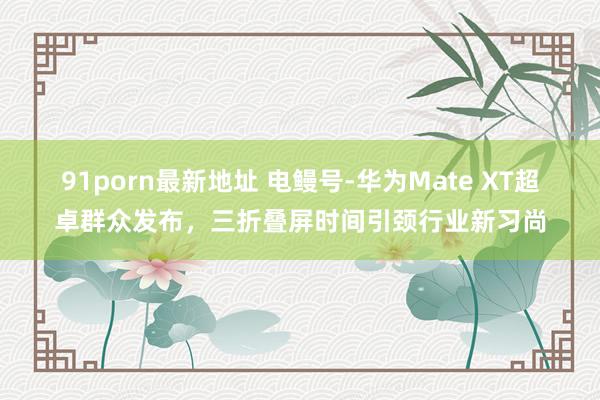 91porn最新地址 电鳗号-华为Mate XT超卓群众发布，三折叠屏时间引颈行业新习尚