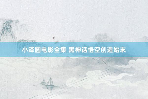 小泽圆电影全集 黑神话悟空创造始末